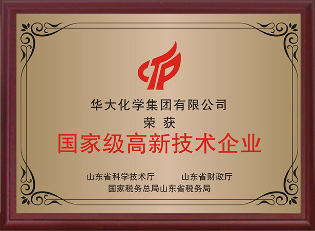 國家級高新技術(shù)企業(yè)
